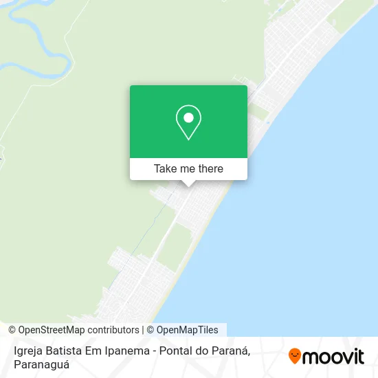 Igreja Batista Em Ipanema - Pontal do Paraná map