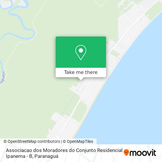 Associacao dos Moradores do Conjunto Residencial Ipanema - B map