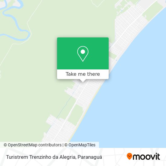 Turistrem Trenzinho da Alegria map
