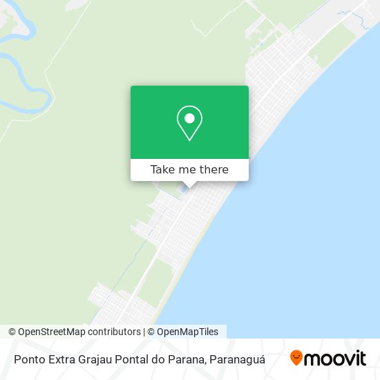 Ponto Extra Grajau Pontal do Parana map