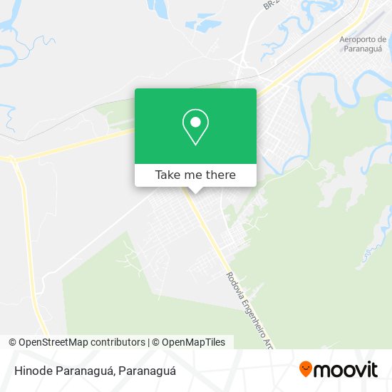 Hinode Paranaguá map