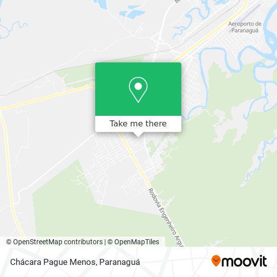 Chácara Pague Menos map