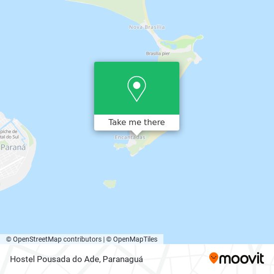 Hostel Pousada do Ade map