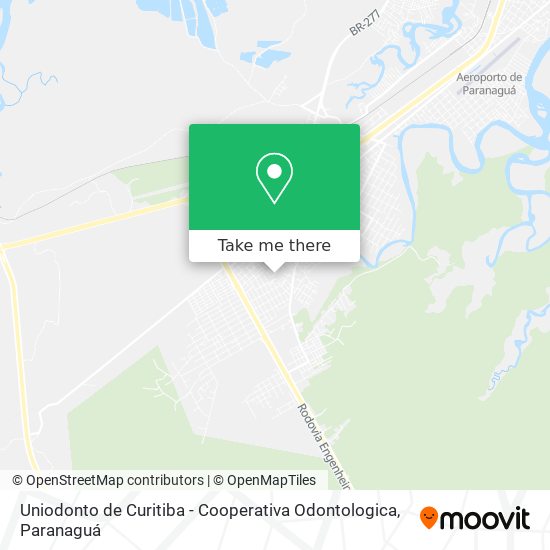 Uniodonto de Curitiba - Cooperativa Odontologica map