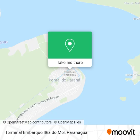 Terminal Embarque Ilha do Mel map