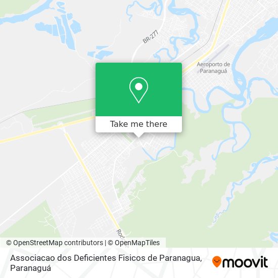 Associacao dos Deficientes Fisicos de Paranagua map