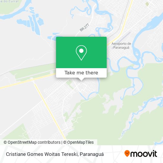 Cristiane Gomes Woitas Tereski map