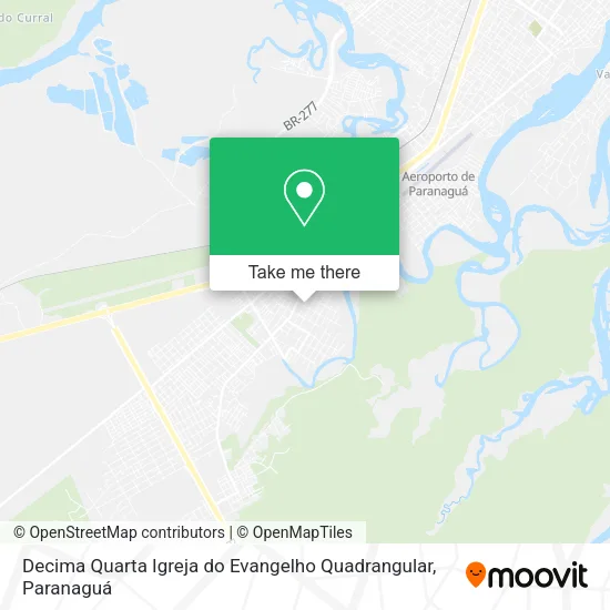 Decima Quarta Igreja do Evangelho Quadrangular map