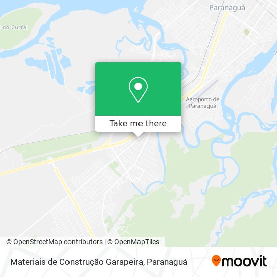 Materiais de Construção Garapeira map