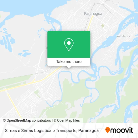 Simas e Simas Logistica e Transporte map