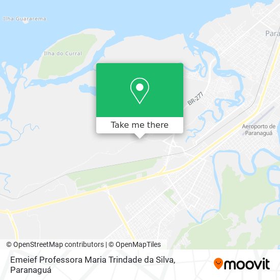 Emeief Professora Maria Trindade da Silva map