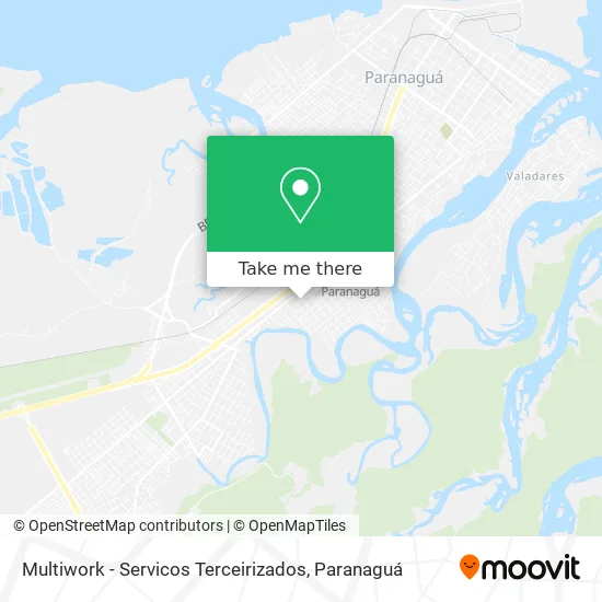 Multiwork - Servicos Terceirizados map