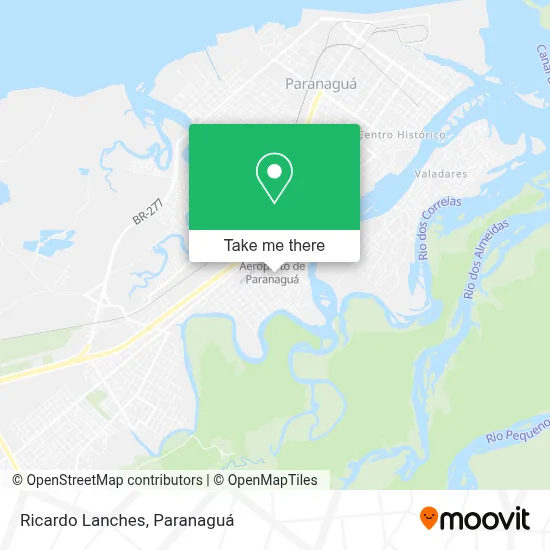 Ricardo Lanches map