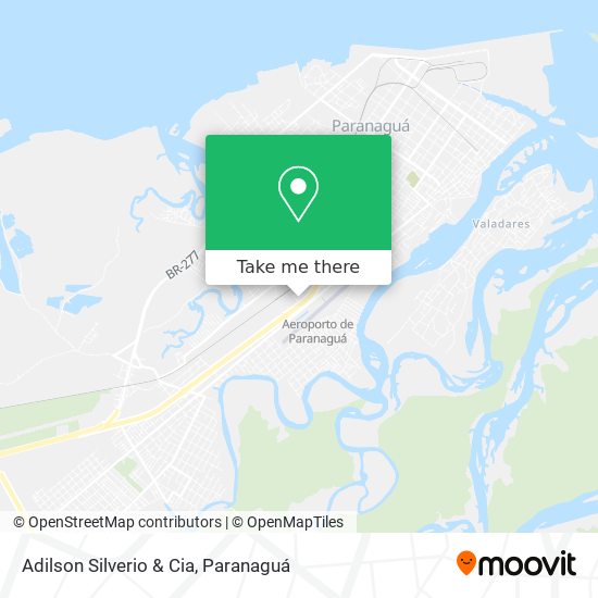 Adilson Silverio & Cia map
