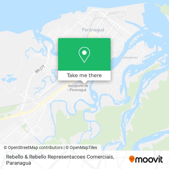 Rebello & Rebello Representacoes Comerciais map