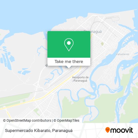 Supermercado Kibarato map