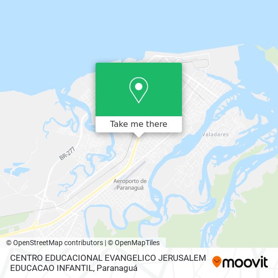 CENTRO EDUCACIONAL EVANGELICO JERUSALEM EDUCACAO INFANTIL map
