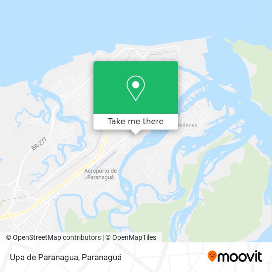 Upa de Paranagua map