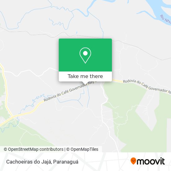 Cachoeiras do Jajá map