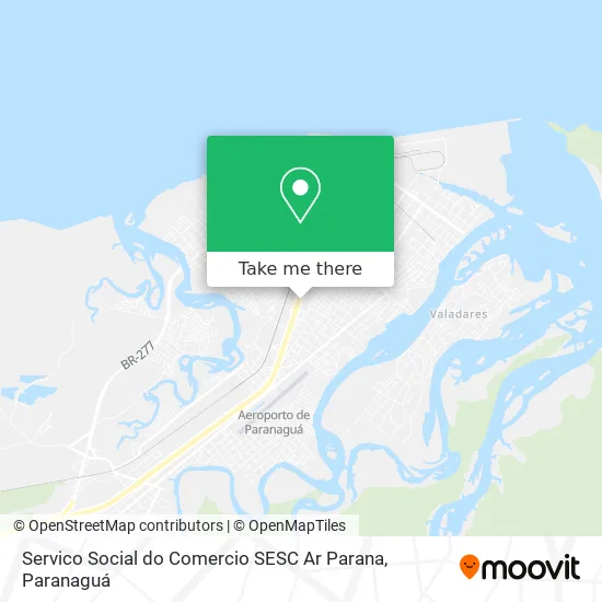 Servico Social do Comercio SESC Ar Parana map