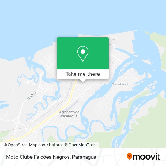 Moto Clube Falcões Negros map