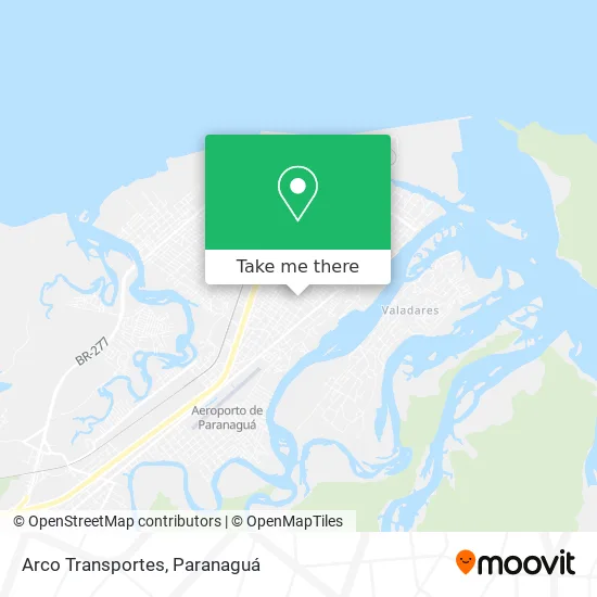 Arco Transportes map