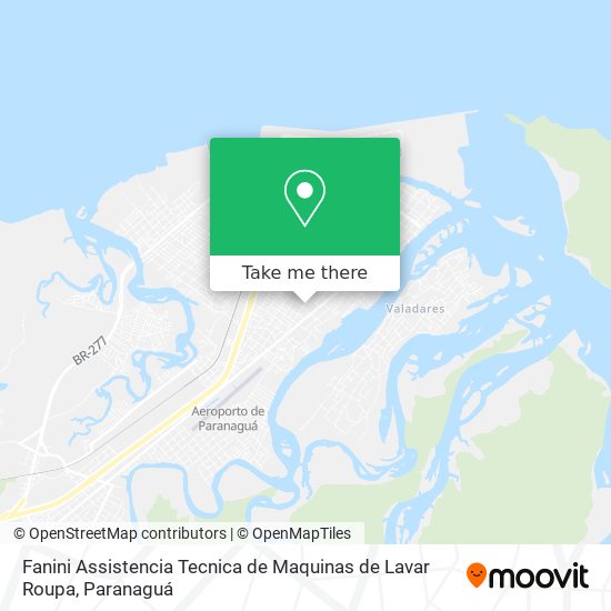 Fanini Assistencia Tecnica de Maquinas de Lavar Roupa map