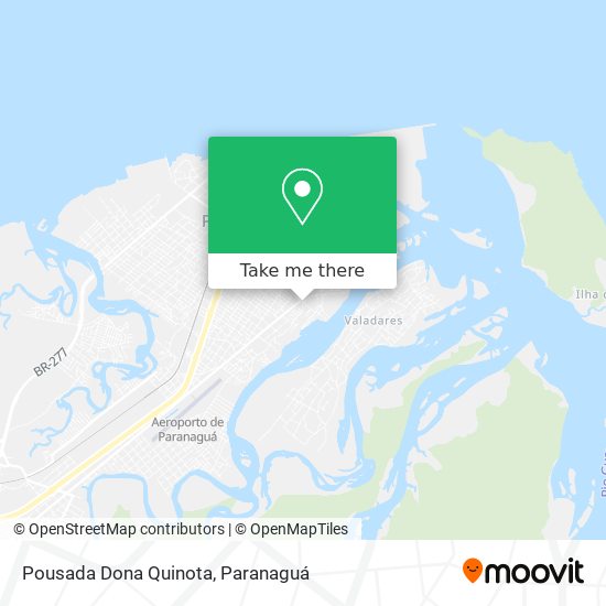 Pousada Dona Quinota map