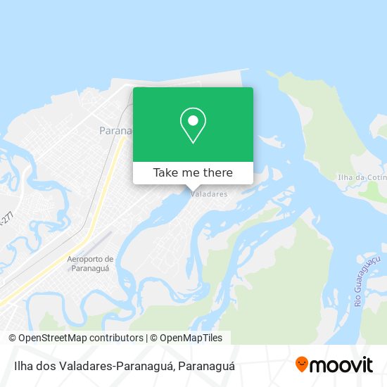 Ilha dos Valadares-Paranaguá map