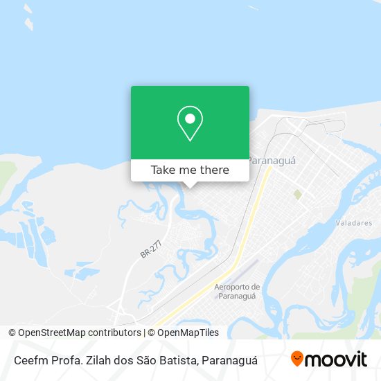 Ceefm Profa. Zilah dos São Batista map