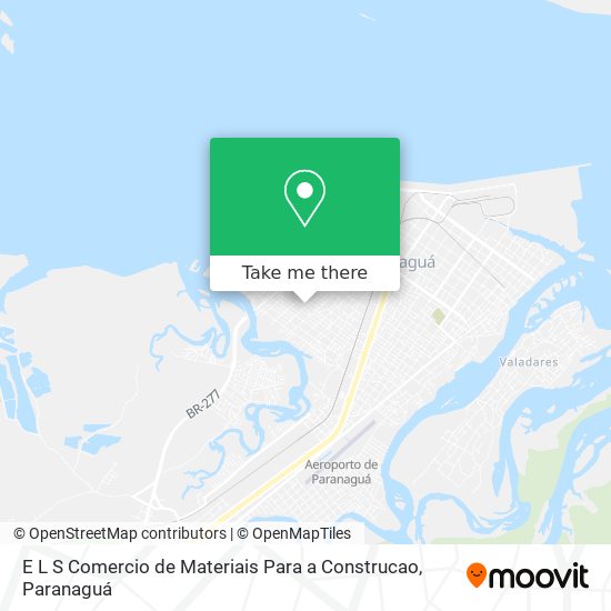 E L S Comercio de Materiais Para a Construcao map