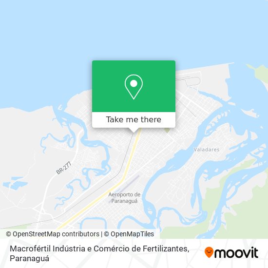 Macrofértil Indústria e Comércio de Fertilizantes map