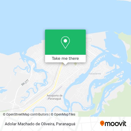 Adolar Machado de Oliveira map