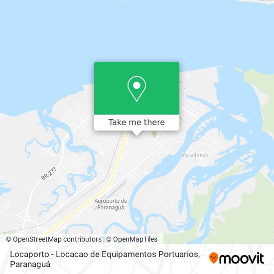 Locaporto - Locacao de Equipamentos Portuarios map