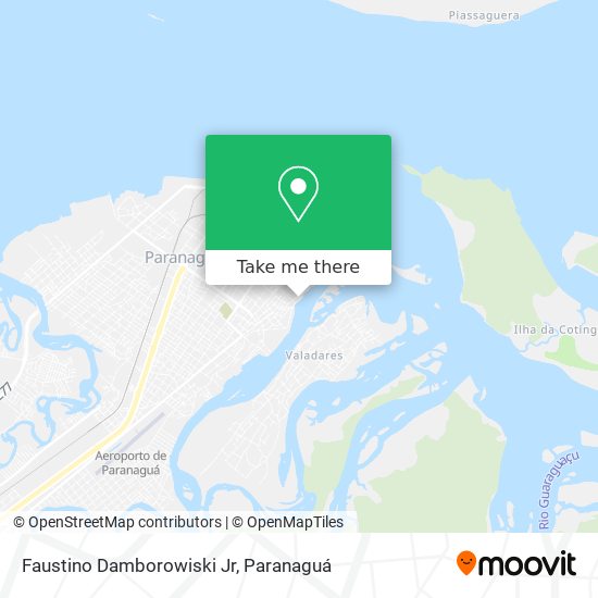 Faustino Damborowiski Jr map