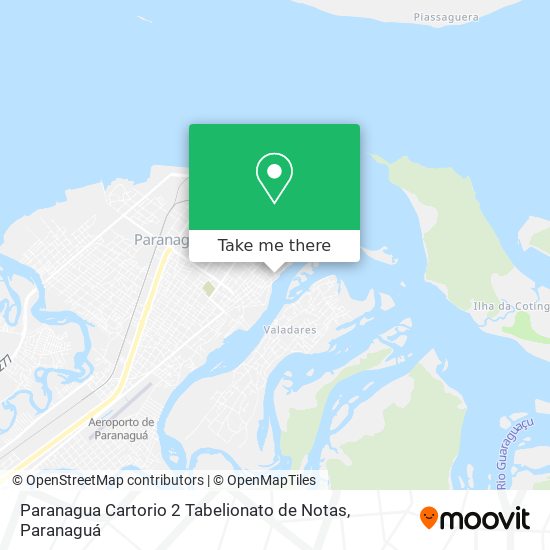 Paranagua Cartorio 2 Tabelionato de Notas map