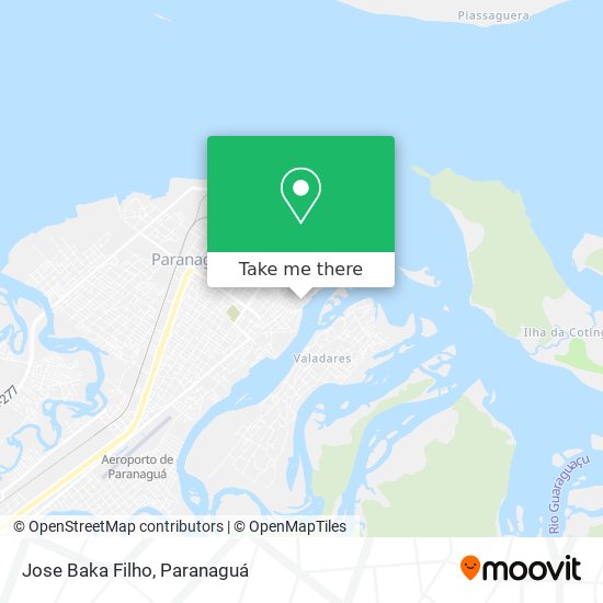 Jose Baka Filho map