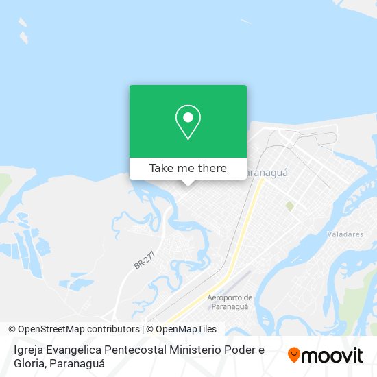 Igreja Evangelica Pentecostal Ministerio Poder e Gloria map