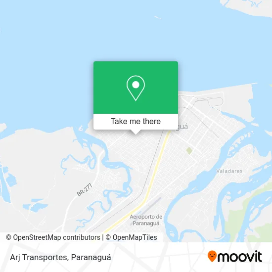 Arj Transportes map
