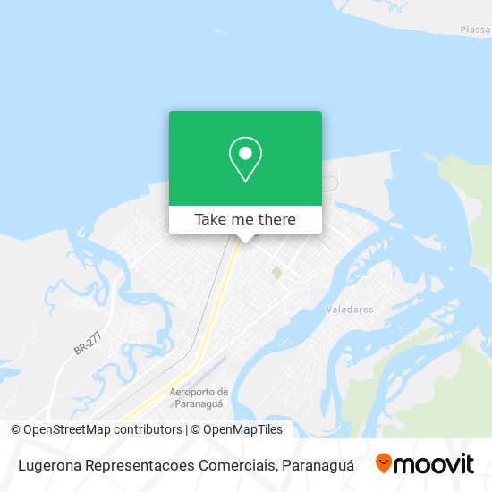 Lugerona Representacoes Comerciais map