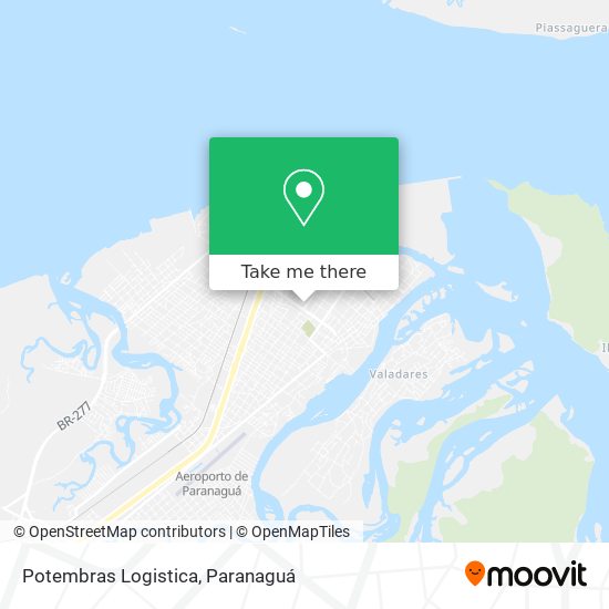 Potembras Logistica map