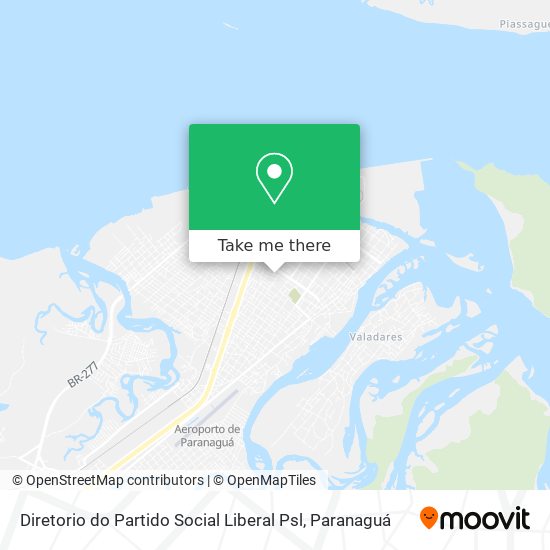 Diretorio do Partido Social Liberal Psl map