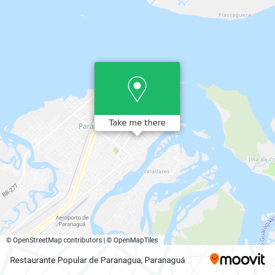 Restaurante Popular de Paranagua map