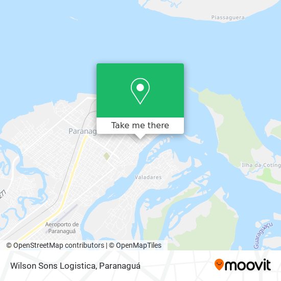 Wilson Sons Logistica map