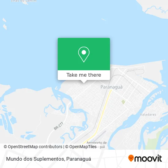 Mundo dos Suplementos map