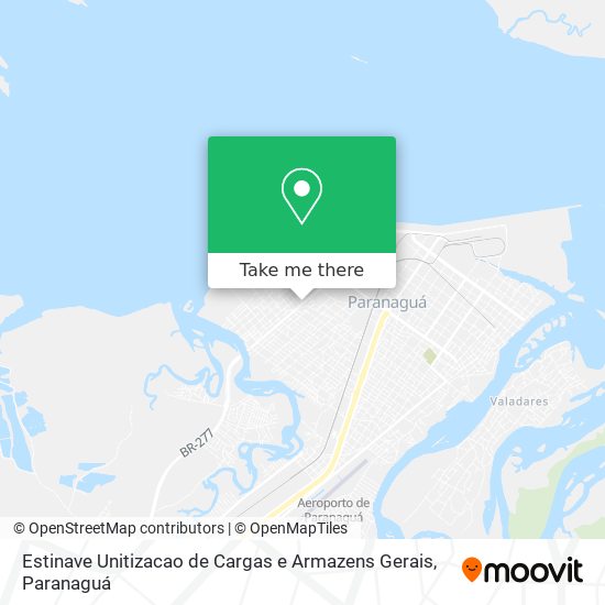 Estinave Unitizacao de Cargas e Armazens Gerais map