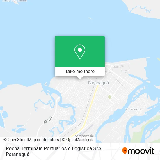 Rocha Terminais Portuarios e Logística S / A. map
