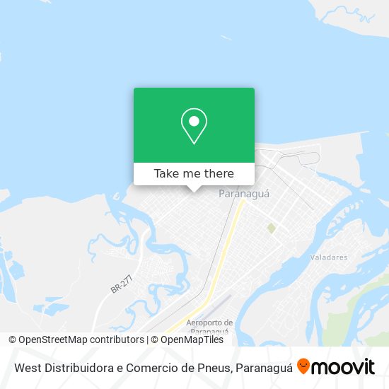 West Distribuidora e Comercio de Pneus map