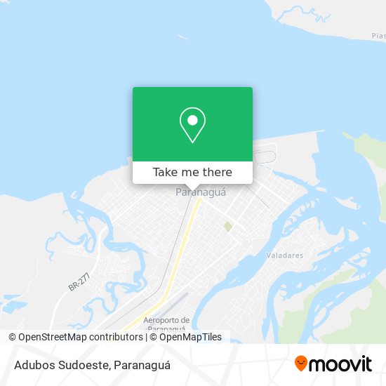 Adubos Sudoeste map