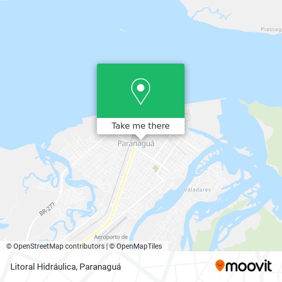 Litoral Hidráulica map